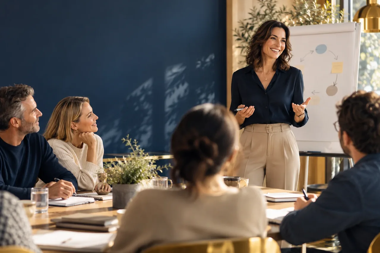 Gemeinsame Arbeit im Seminar